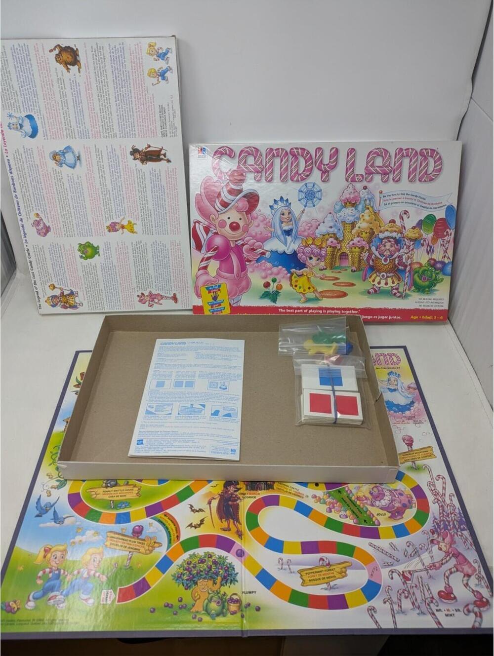 Vintage 2001 Candy Land Board Game by Milton Bradley-Complete